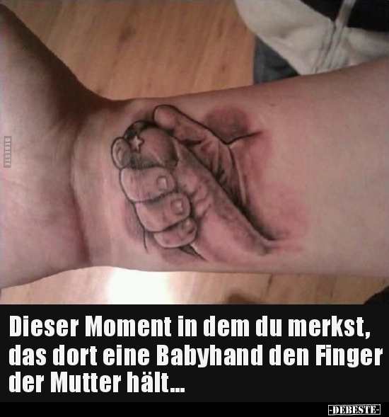 Dieser Moment in dem du merkst, das dort eine Babyhand den.. - Lustige Bilder | DEBESTE.de