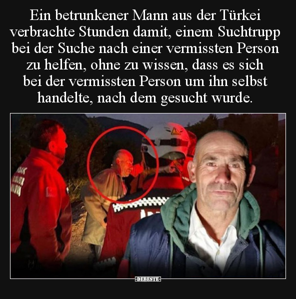 Ein betrunkener Mann aus der Türkei verbrachte Stunden.. - Lustige Bilder | DEBESTE.de