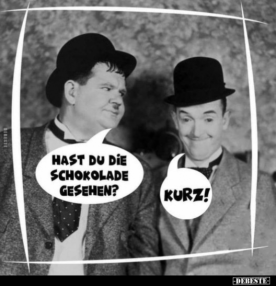 Hast du die Schokolade gesehen?.. - Lustige Bilder | DEBESTE.de