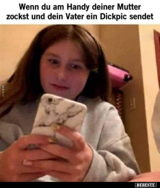 Wenn du am Handy deiner Mutter.. - Lustige Bilder | DEBESTE.de