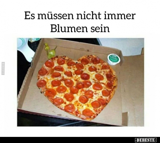 Es müssen nicht immer Blumen sein... - Lustige Bilder | DEBESTE.de