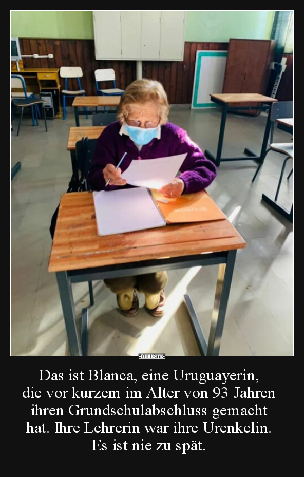 Das ist Blanca, eine Uruguayerin, die vor kurzem im Alter.. - Lustige Bilder | DEBESTE.de