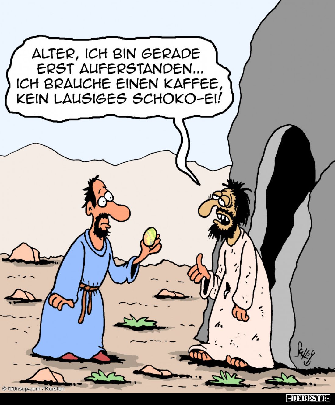Alter, ich bin gerade erst auferstanden... - Lustige Bilder | DEBESTE.de