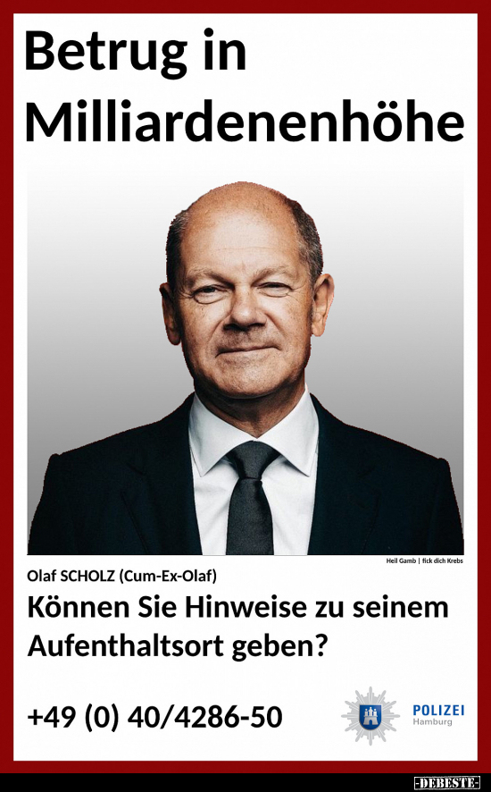 Betrug in Milliardenenhöhe