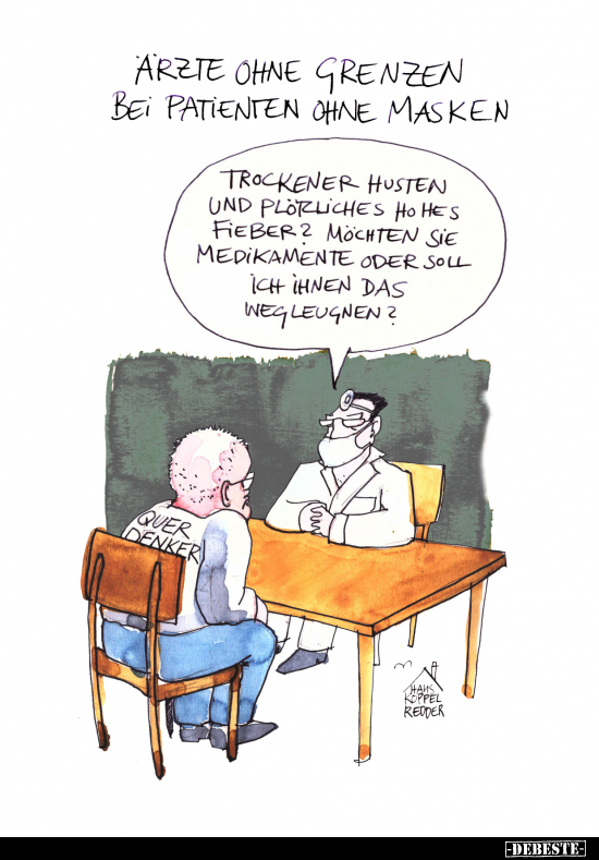 Ärzte ohne Grenzen bei Patienten ohne Masken... - Lustige Bilder | DEBESTE.de