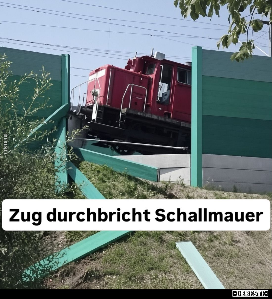 Zug durchbricht Schallmauer
