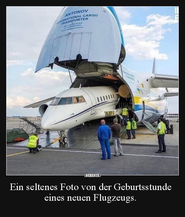 Ein seltenes Foto von der Geburtsstunde eines neuen..