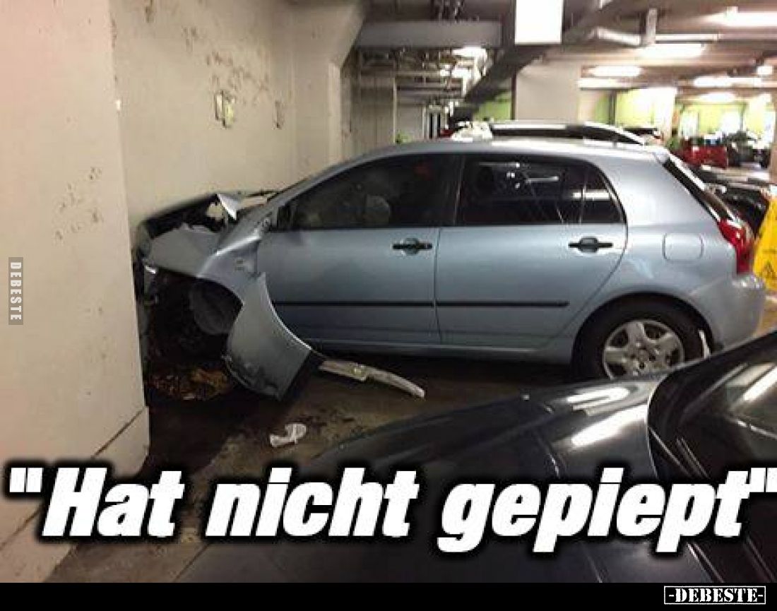 "Hat nicht gepiept."