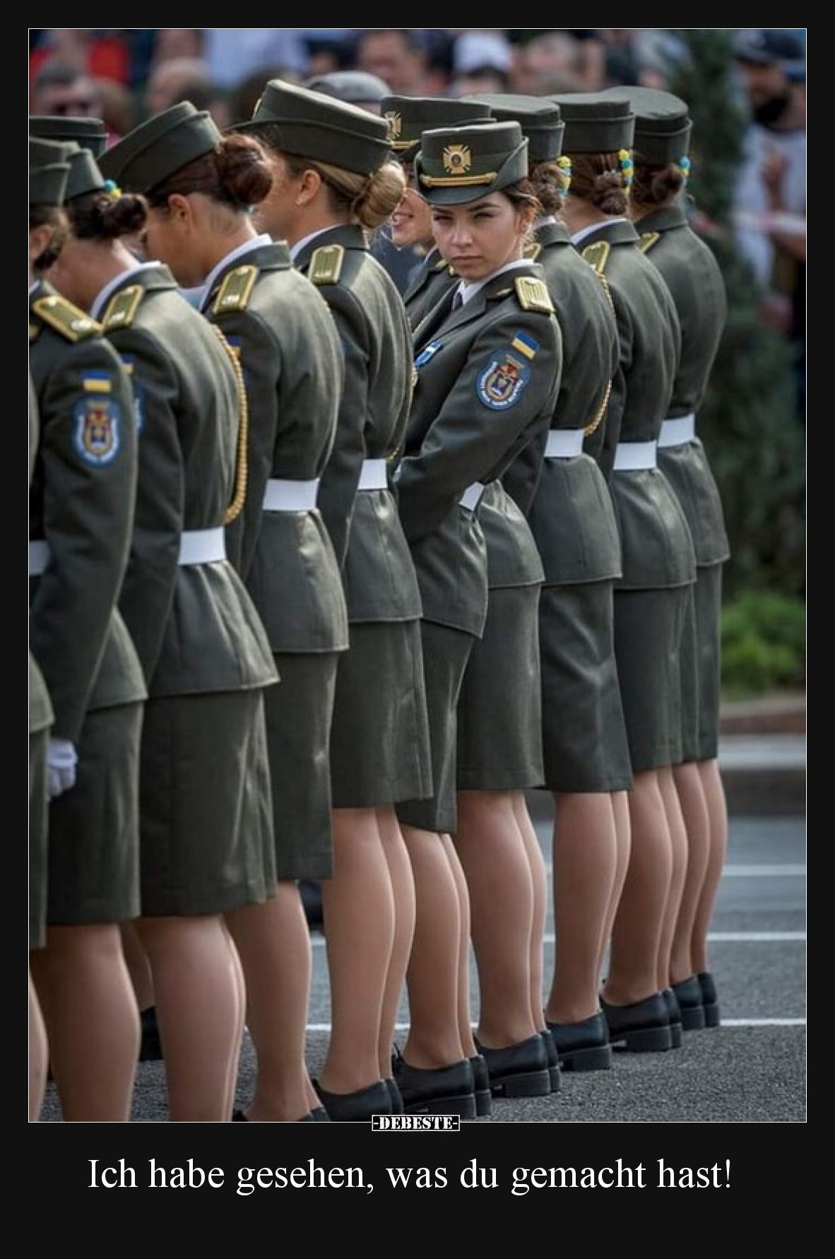 Ich habe gesehen, was du gemacht hast!