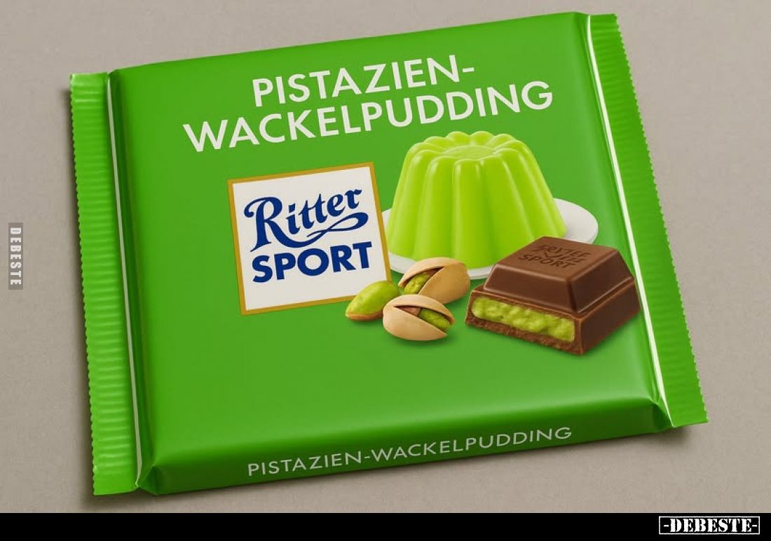 Pistazienwackelpudding.