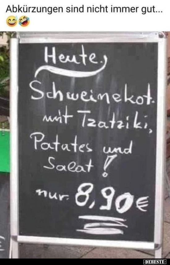 Abkürzungen sind nicht immer gut.. - Lustige Bilder | DEBESTE.de