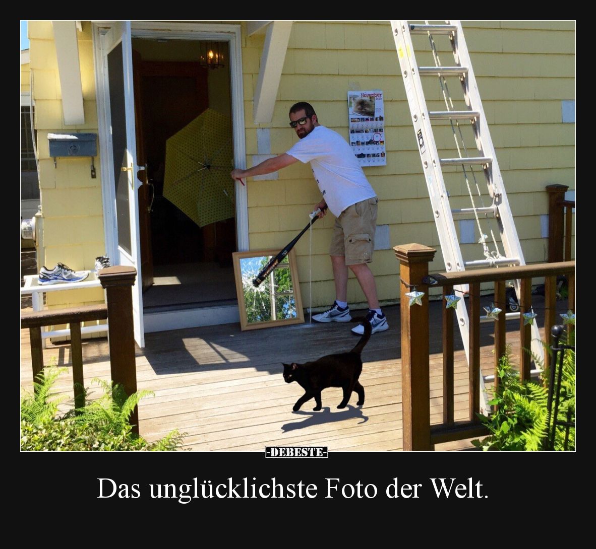 Das unglücklichste Foto der Welt.
