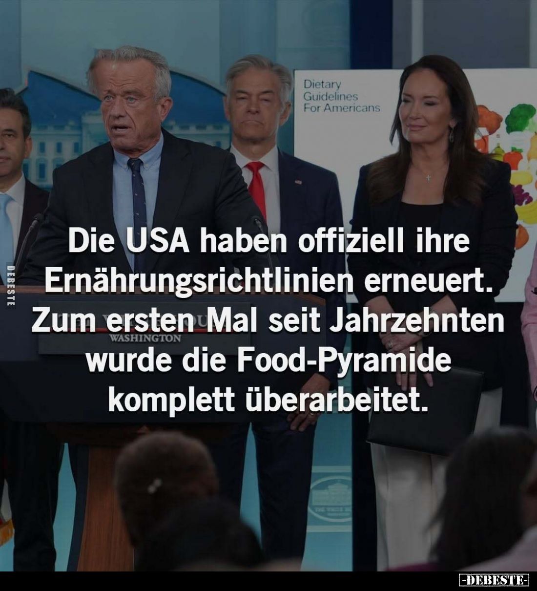 Die USA haben offiziell ihre Ernährungsrichtlinien erneuert. Zum ersten Mal seit Jahrzehnten wurde die Food-Pyramide komplett...