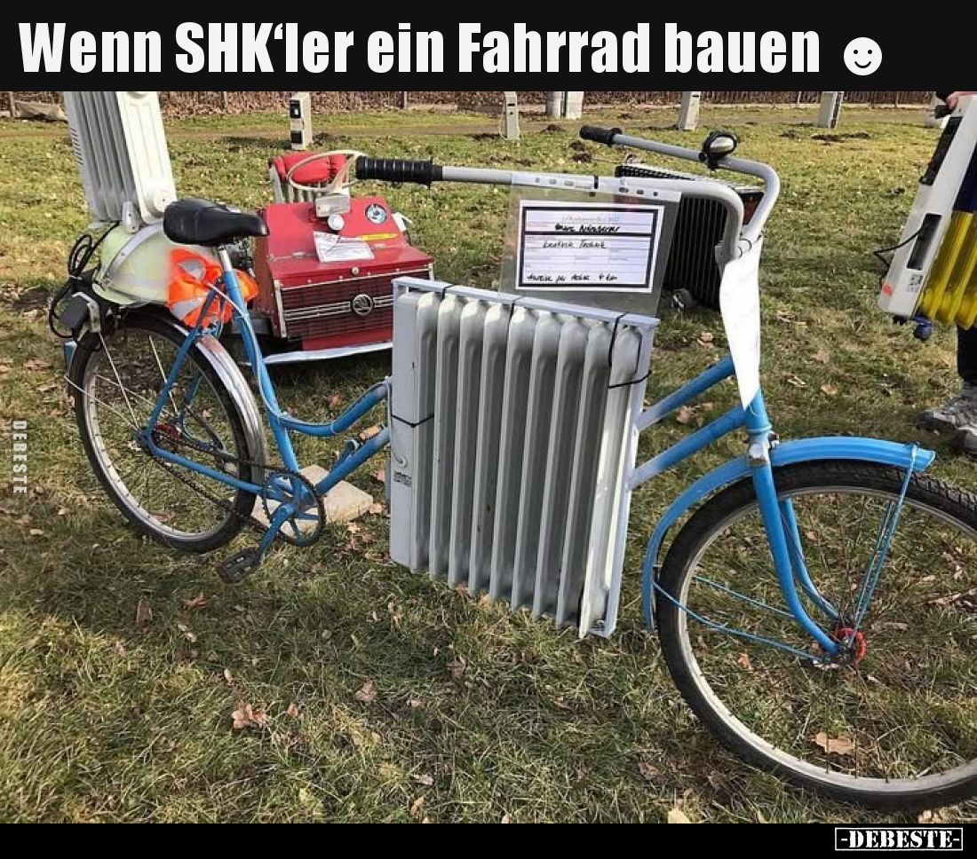 Wenn SHK‘ler ein Fahrrad bauen.