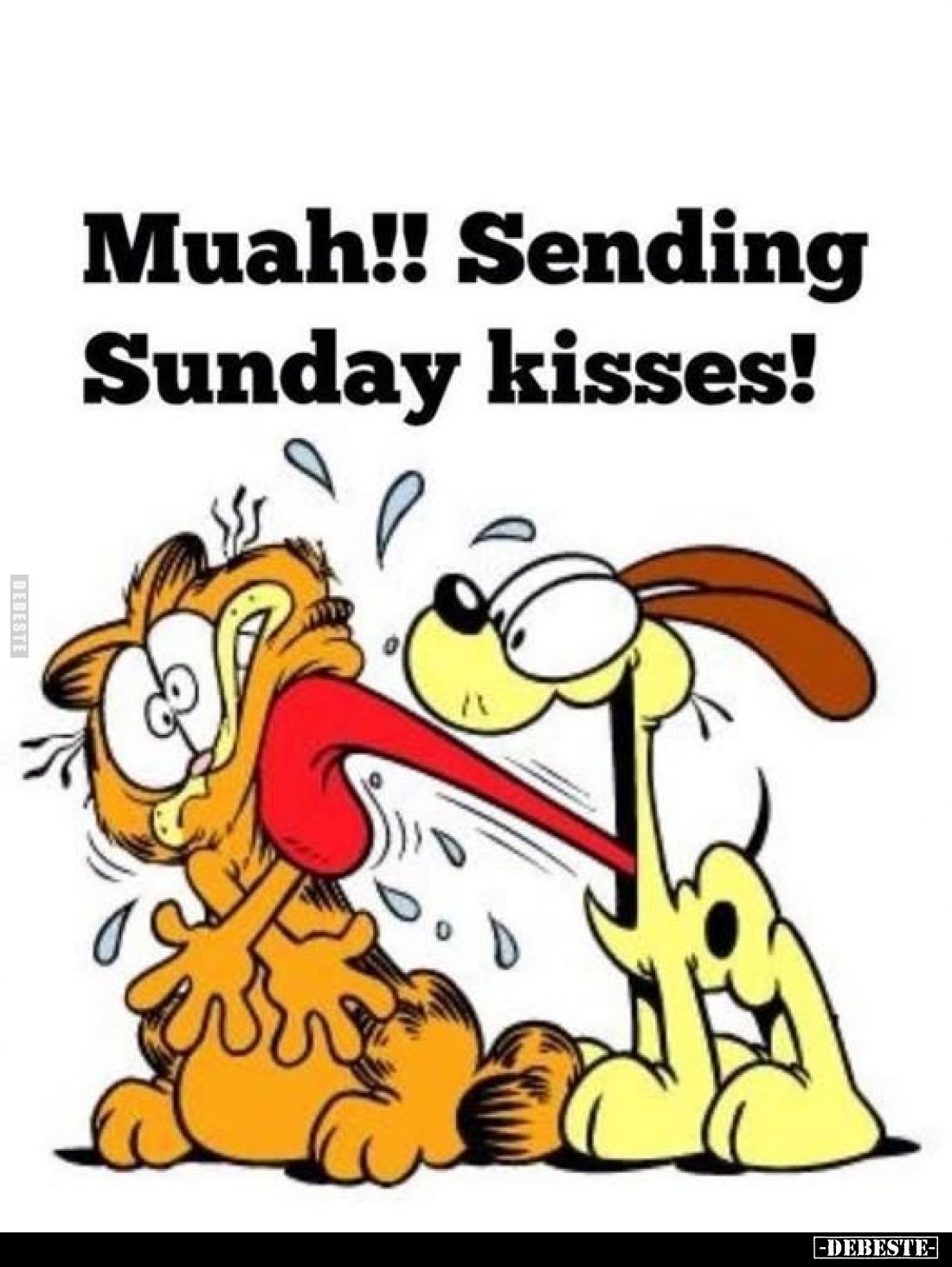 Muah!! Sending Sunday kisses!