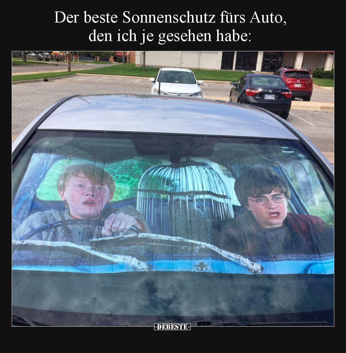 Der beste Sonnenschutz fürs Auto, den ich je gesehen habe: