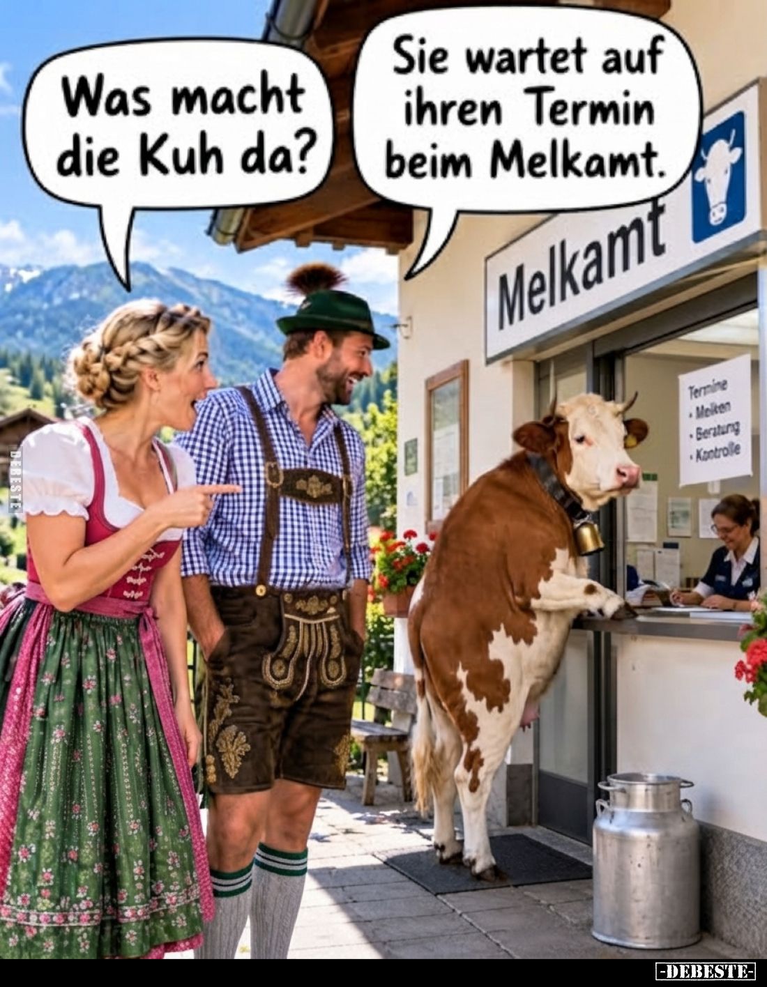 Was macht die Kuh da?.. - Lustige Bilder | DEBESTE.de