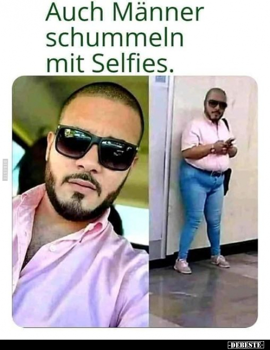 Auch Männer schummeln mit Selfies... - Lustige Bilder | DEBESTE.de