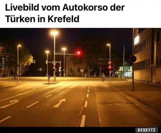 Livebild vom Autokorso der Türken in Krefeld.. - Lustige Bilder | DEBESTE.de