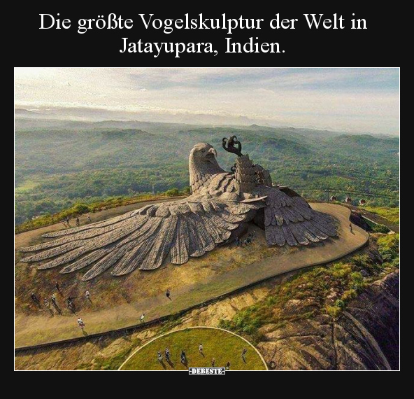 Die größte Vogelskulptur der Welt in Jatayupara.. - Lustige Bilder | DEBESTE.de