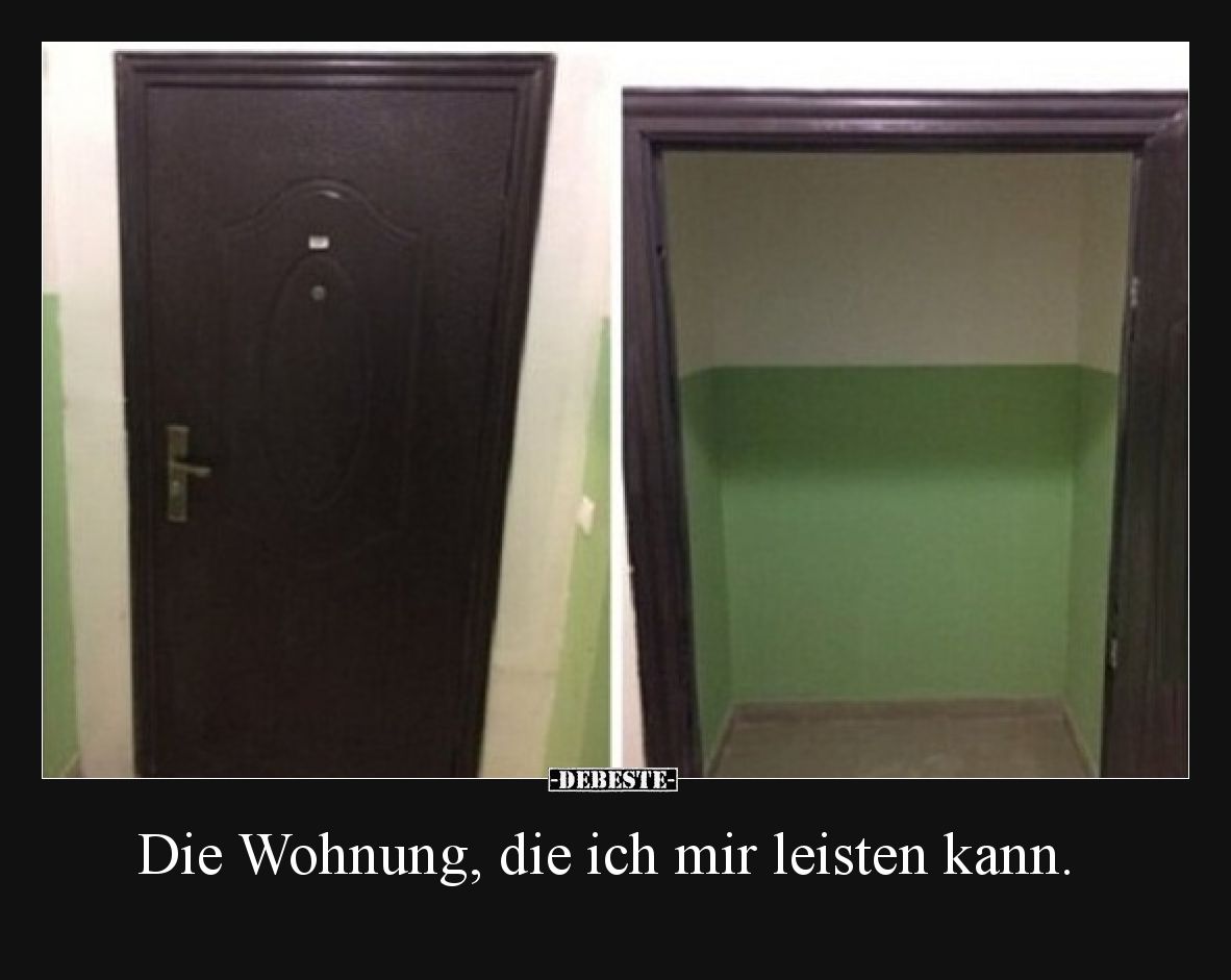 Die Wohnung, die ich mir leisten kann.