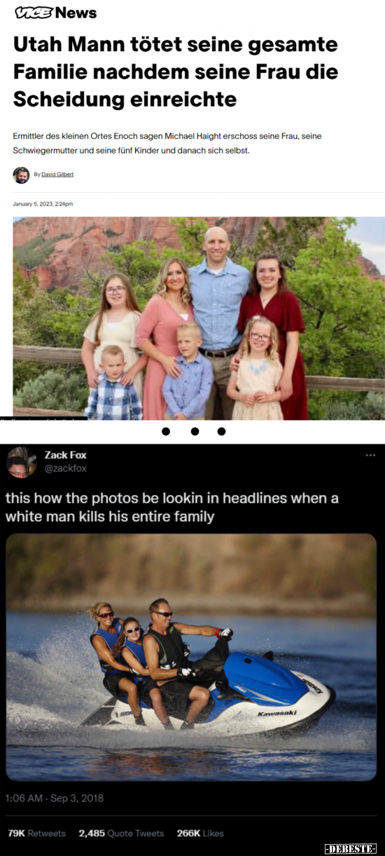 Utah Mann tötet seine gesamte Familie nachdem seine Frau.. - Lustige Bilder | DEBESTE.de