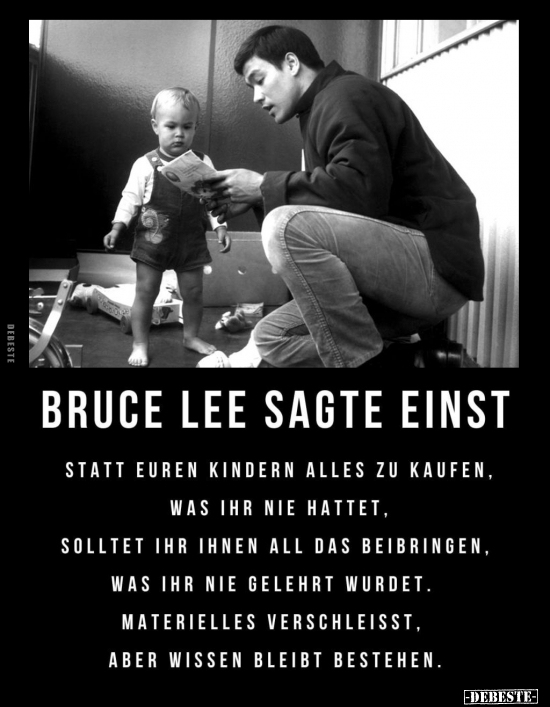 Bruce Lee sagte einst.. - Lustige Bilder | DEBESTE.de