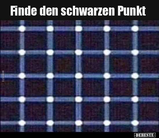 Finde den schwarzen Punkt..