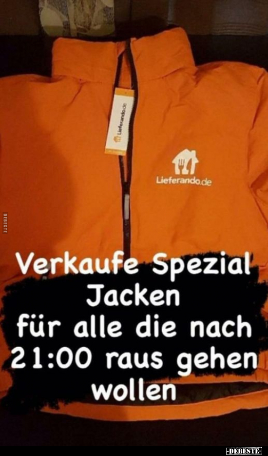 Verkaufe Spezial Jacken für alle die nach 21:00 raus gehen.. - Lustige Bilder | DEBESTE.de