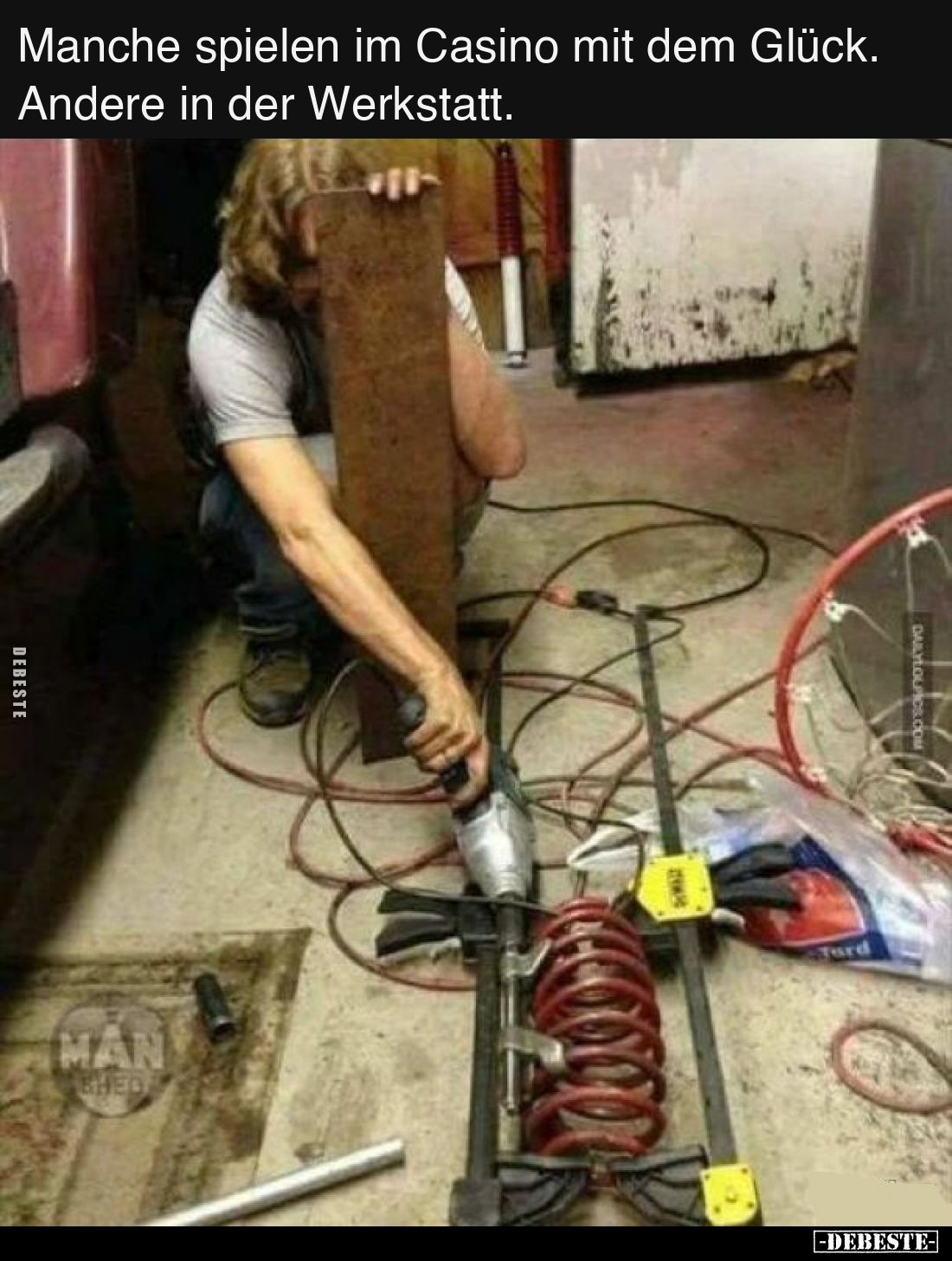Manche spielen im Casino mit dem Glück. Andere in der Werkstatt.