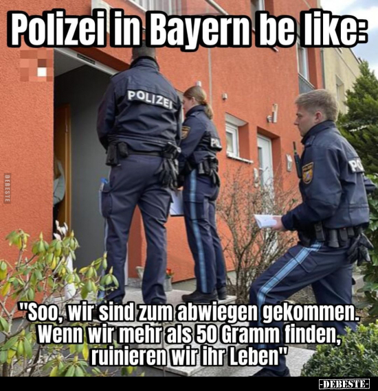 Polizei in Bayern be like.. - Lustige Bilder | DEBESTE.de