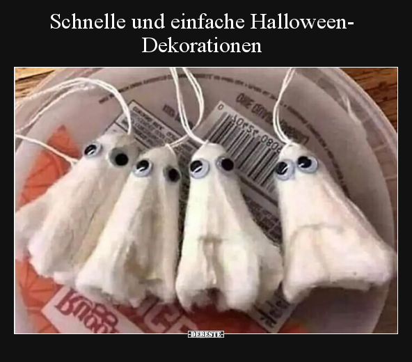 Schnelle und einfache Halloween-Dekorationen.. - Lustige Bilder | DEBESTE.de
