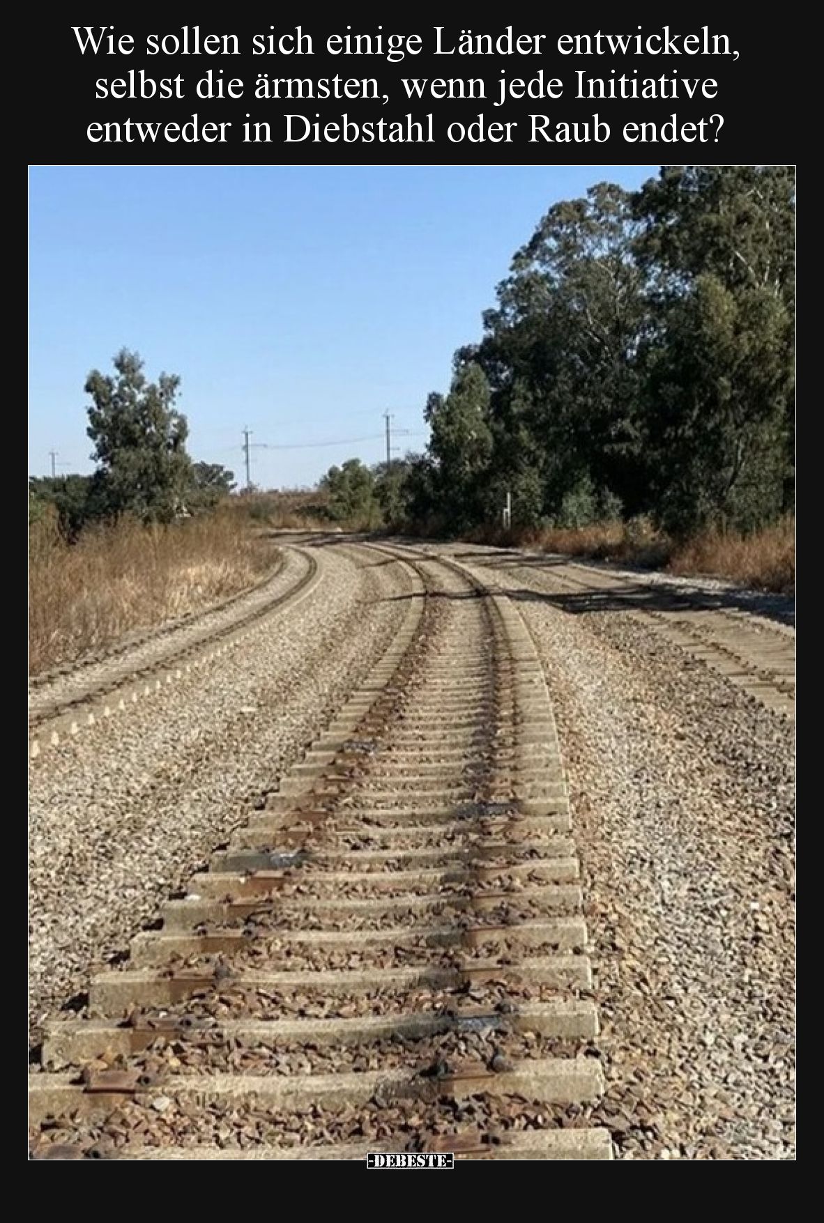 Wie sollen sich einige Länder entwickeln, selbst die.. - Lustige Bilder | DEBESTE.de
