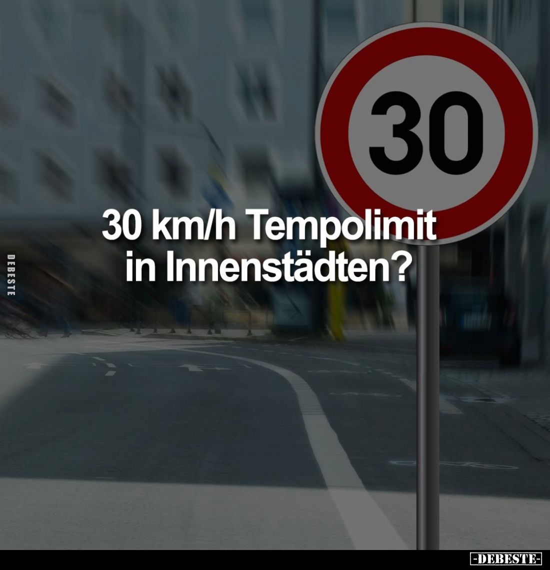 30 km/h Tempolimit in Innenstädten?