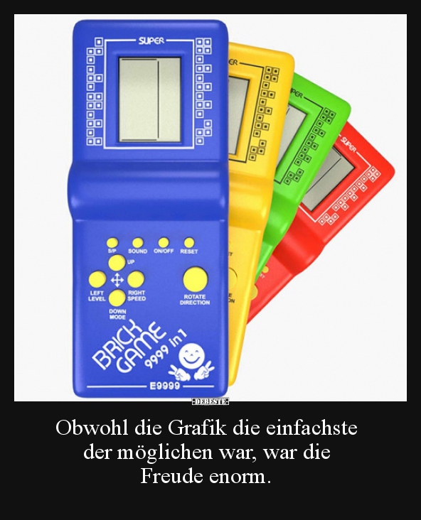 Obwohl die Grafik die einfachste der möglichen war, war..