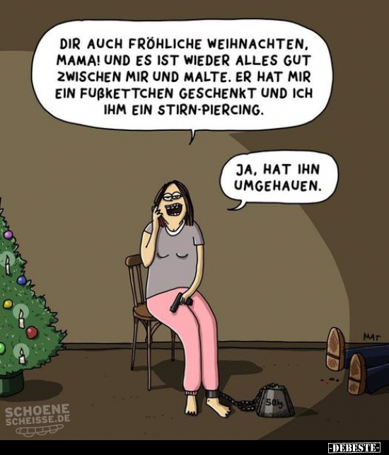 Dir auch fröhliche Weihnachten, Mama!.. - Lustige Bilder | DEBESTE.de