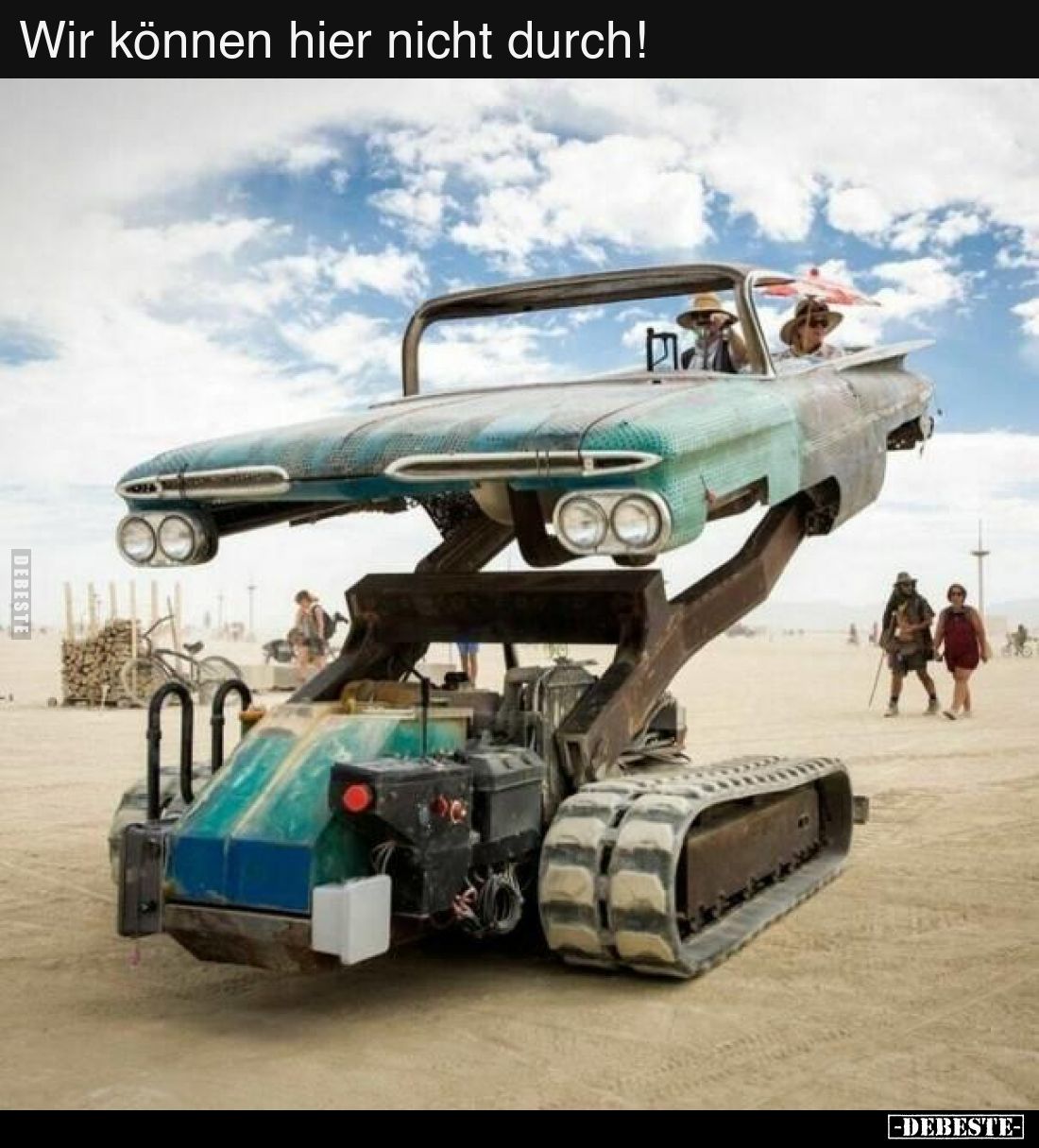 Wir können hier nicht durch!..