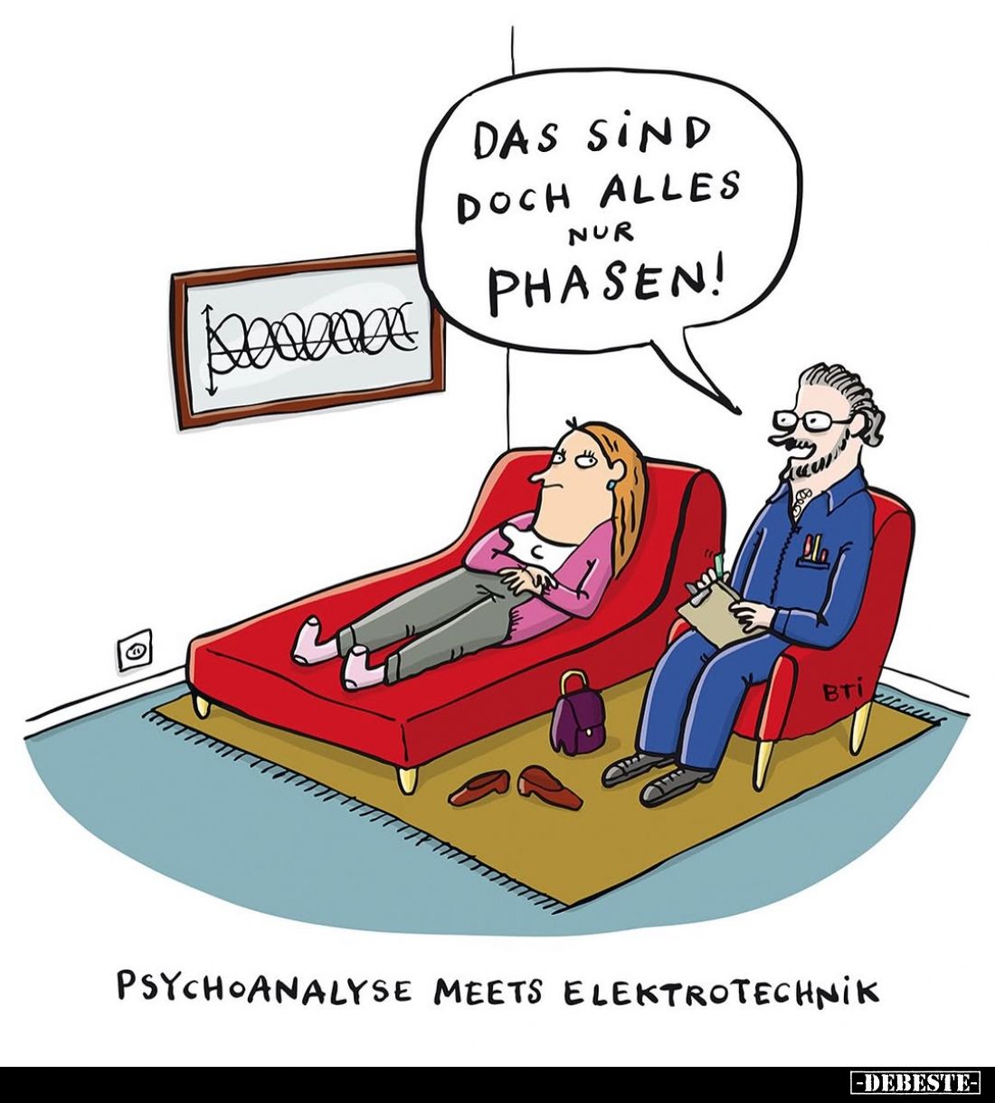 Psychoanalyse meets Elektrotechnik. - Das sind doch alles nur Phasen!