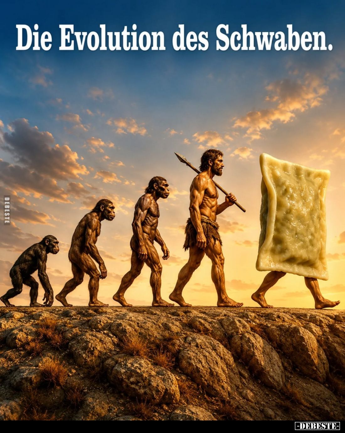 Die Evolution des Schwaben.