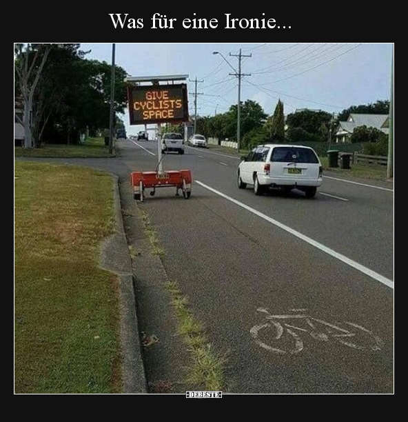 Was für eine Ironie... - Lustige Bilder | DEBESTE.de