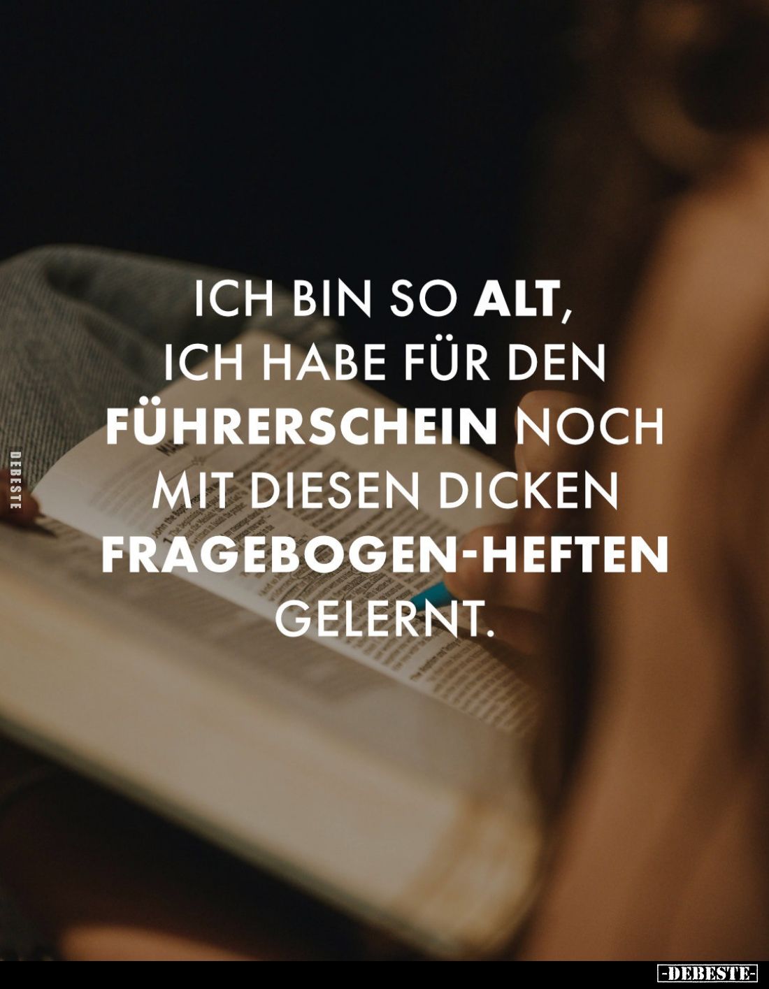 Ich bin so alt, ich habe für den Führerschein noch mit.. - Lustige Bilder | DEBESTE.de