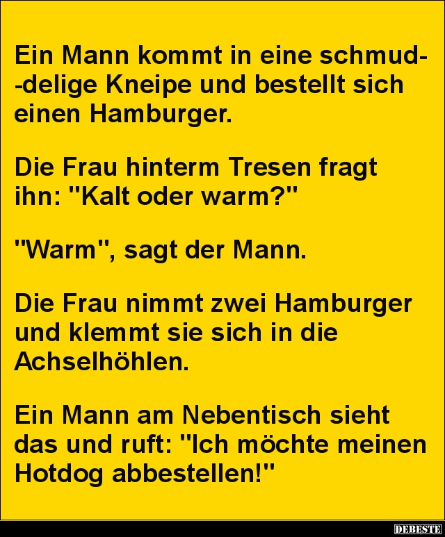 Ein Mann kommt in eine schmuddelige Kneipe und bestellt.. - Lustige Bilder | DEBESTE.de