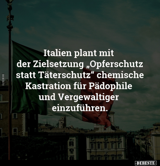 Italien plant mit der Zielsetzung.. - Lustige Bilder | DEBESTE.de