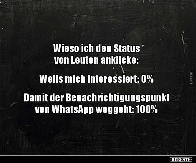 Wieso ich den Status von Leuten anklicke.. - Lustige Bilder | DEBESTE.de