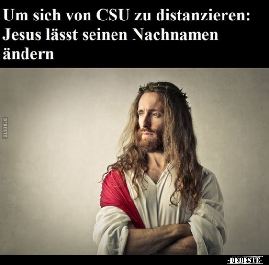 Um sich von CSU zu distanzieren.. - Lustige Bilder | DEBESTE.de