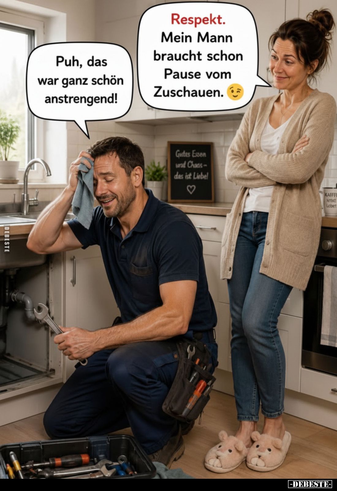 Puh, das war ganz schön anstrengend!
-
Respekt. Mein Mann braucht schon Pause vom Zuschauen.