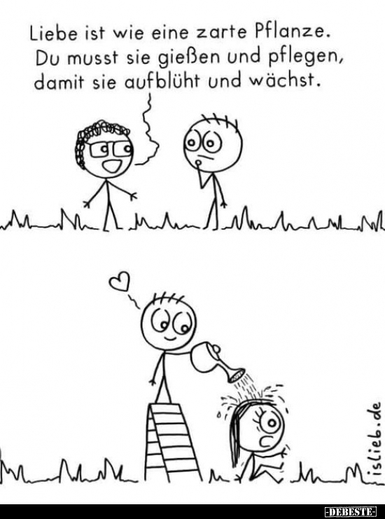 Liebe ist wie eine zarte Pflanze.. - Lustige Bilder | DEBESTE.de