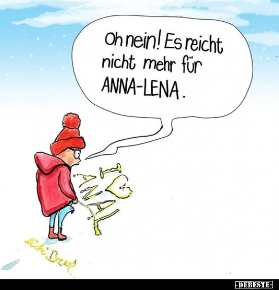 Oh nein! Es reicht nicht mehr für Anna-Lena... - Lustige Bilder | DEBESTE.de