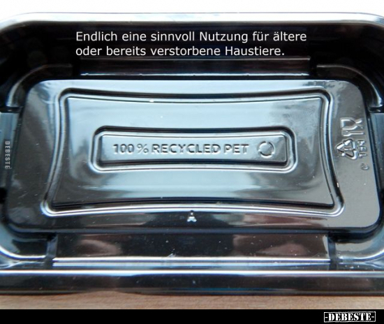 Endlich eine sinnvoll Nutzung für ältere oder bereits.. - Lustige Bilder | DEBESTE.de