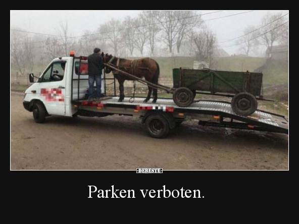Parken verboten. - Lustige Bilder | DEBESTE.de